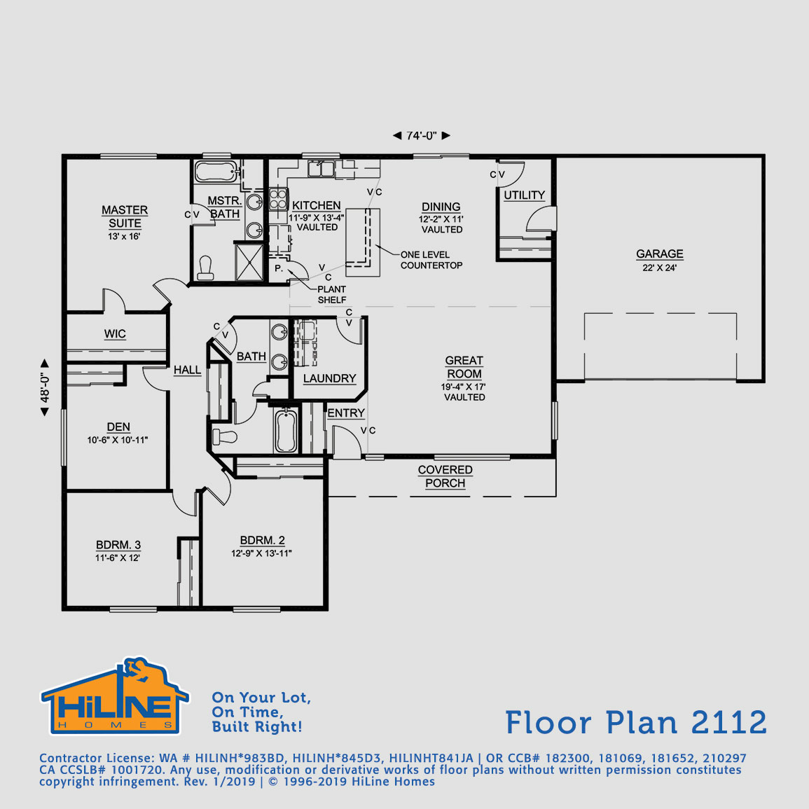 Floorplan 2112 HiLine Homes