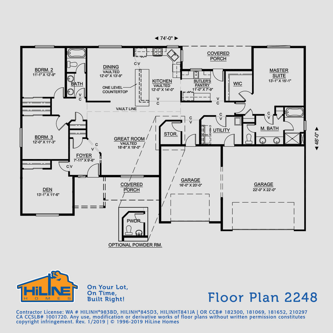 Floorplan 2248 HiLine Homes