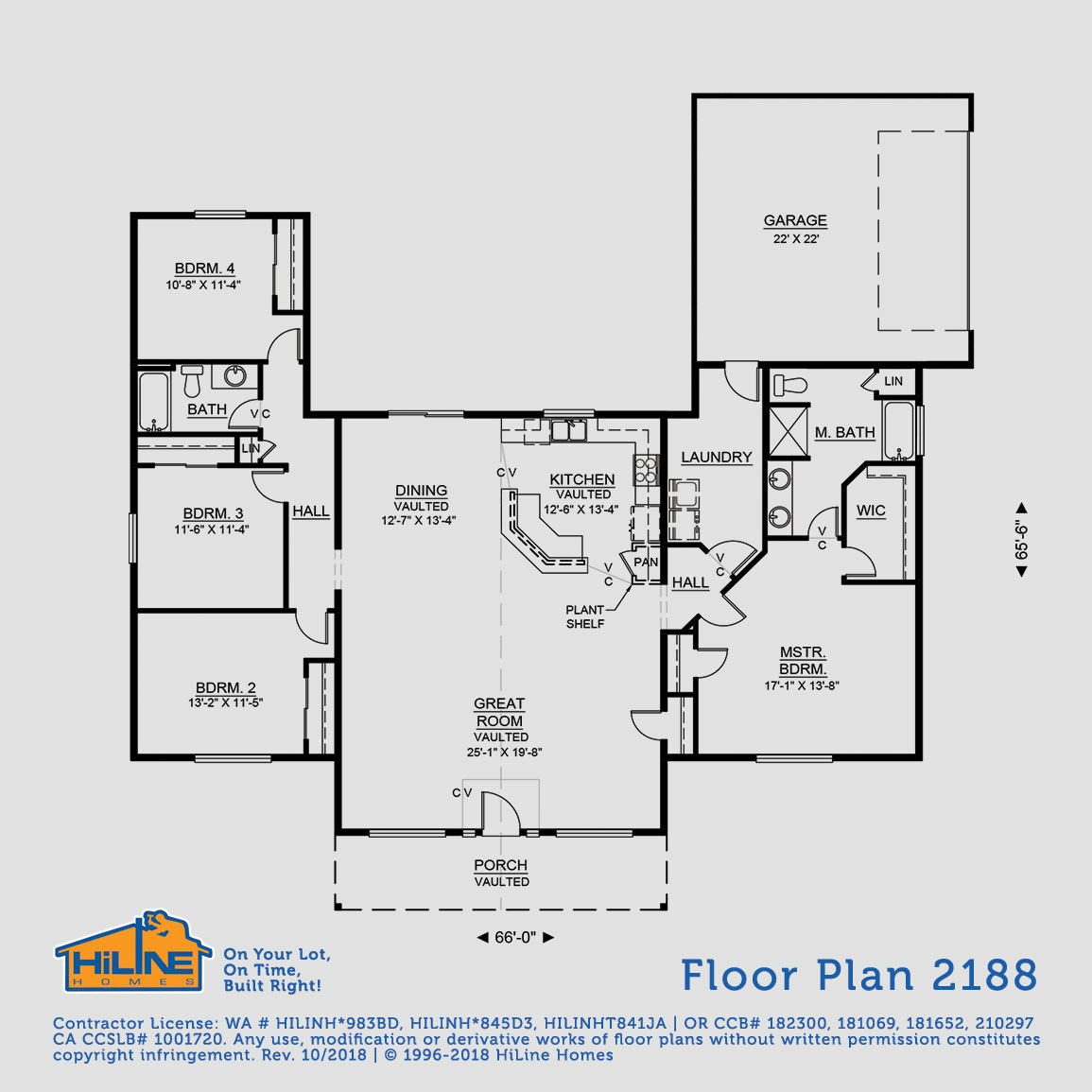 Floorplan 2188 HiLine Homes