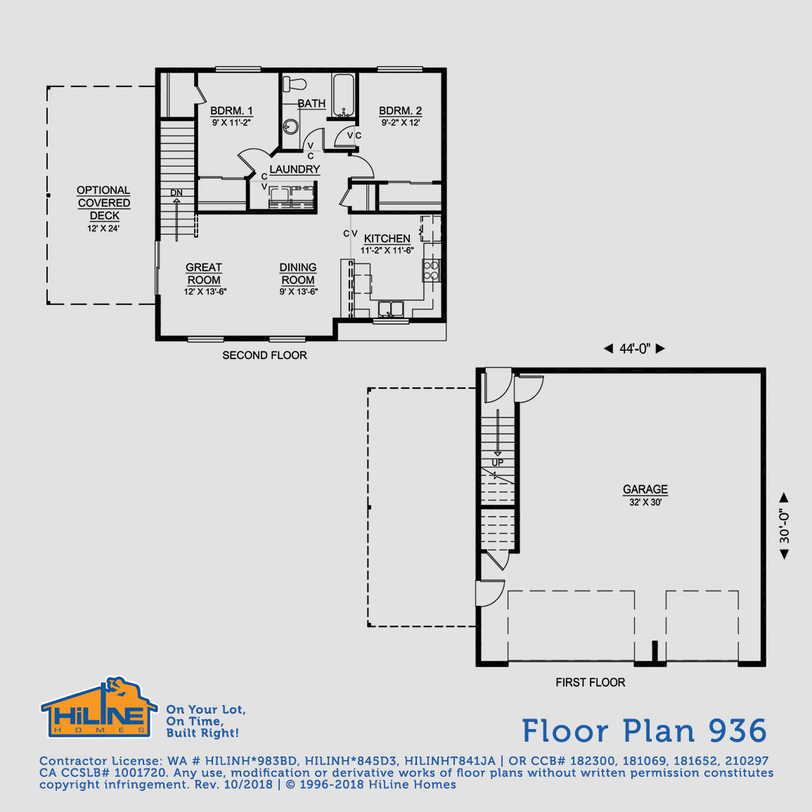 Floorplan 936 HiLine Homes