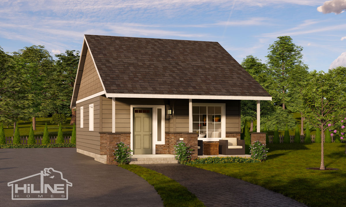 Image of Home Plan 500B Optional Rendering