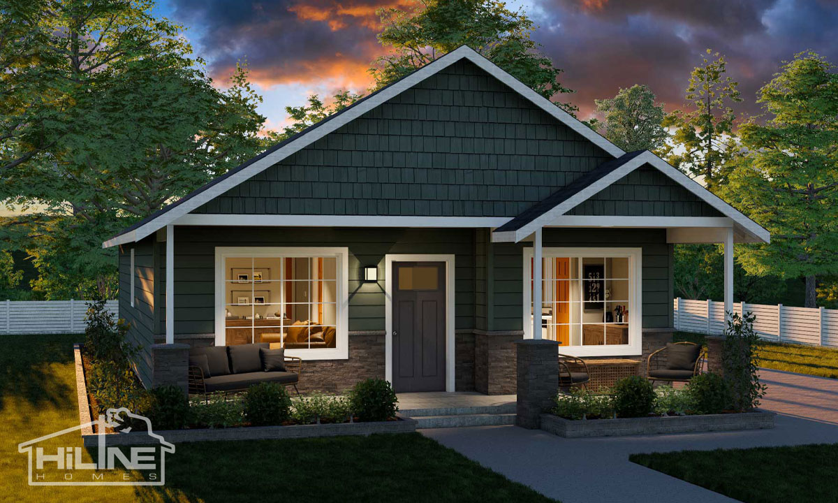 Image of Home Plan 800 Optional Rendering