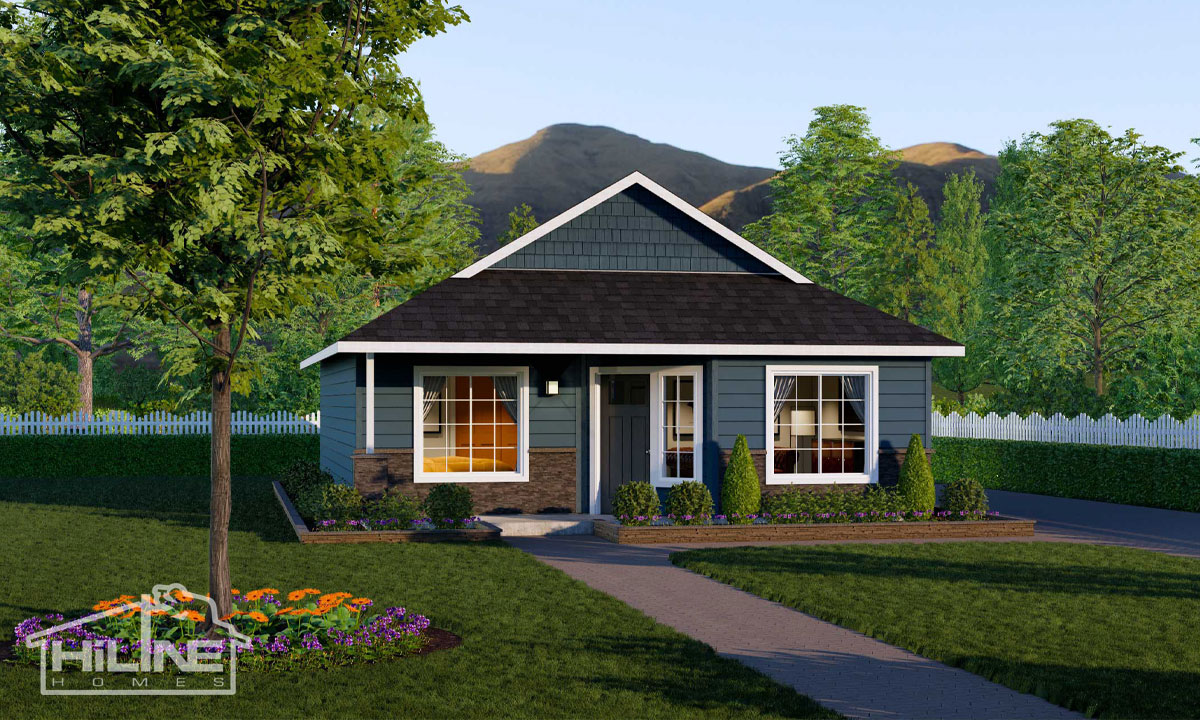 Image of Home Plan 897 Optional Rendering