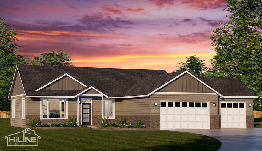 Image of Home Plan 1664 Custom Enhanced Features.