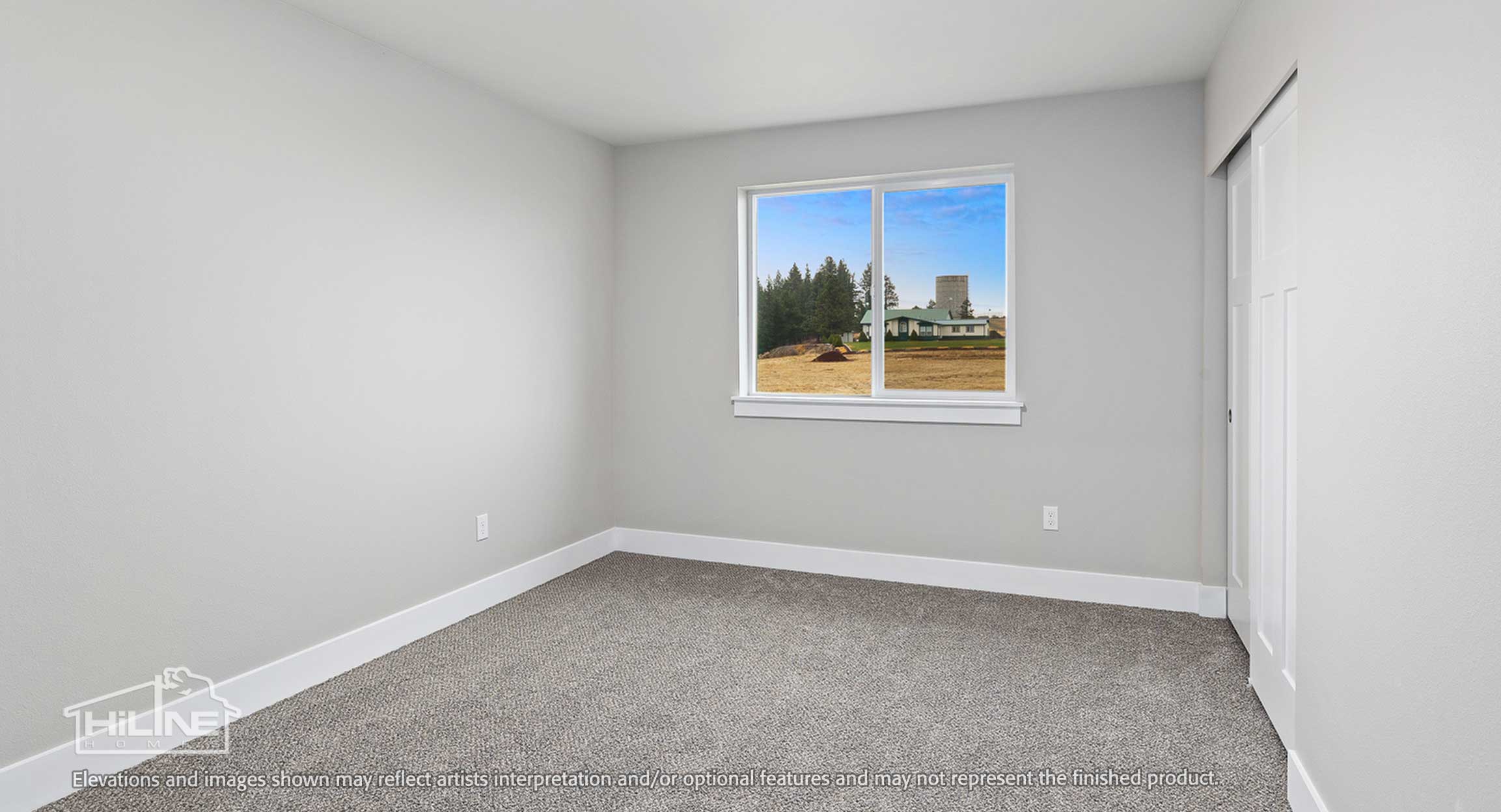 Image of Home Plan 1675 Upstairs Flex Room.