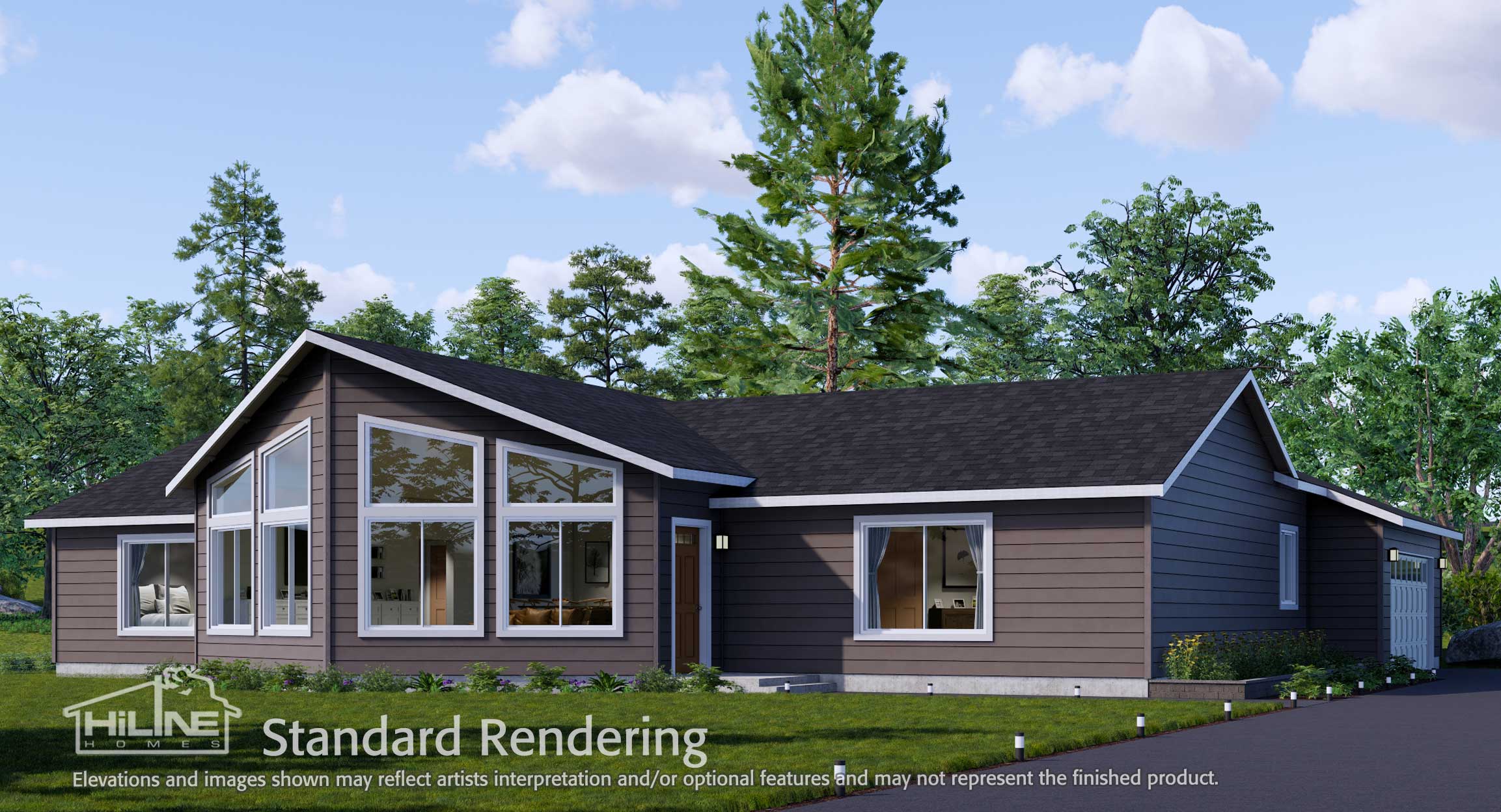 Image of Home Plan 2041 Standard Rendering.