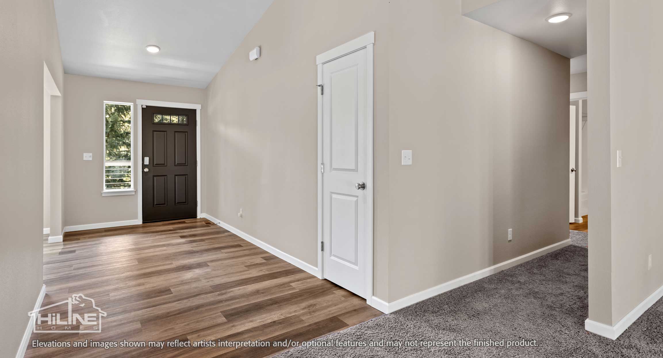 Image of Home Plan 2042 Front Entry and Hallway