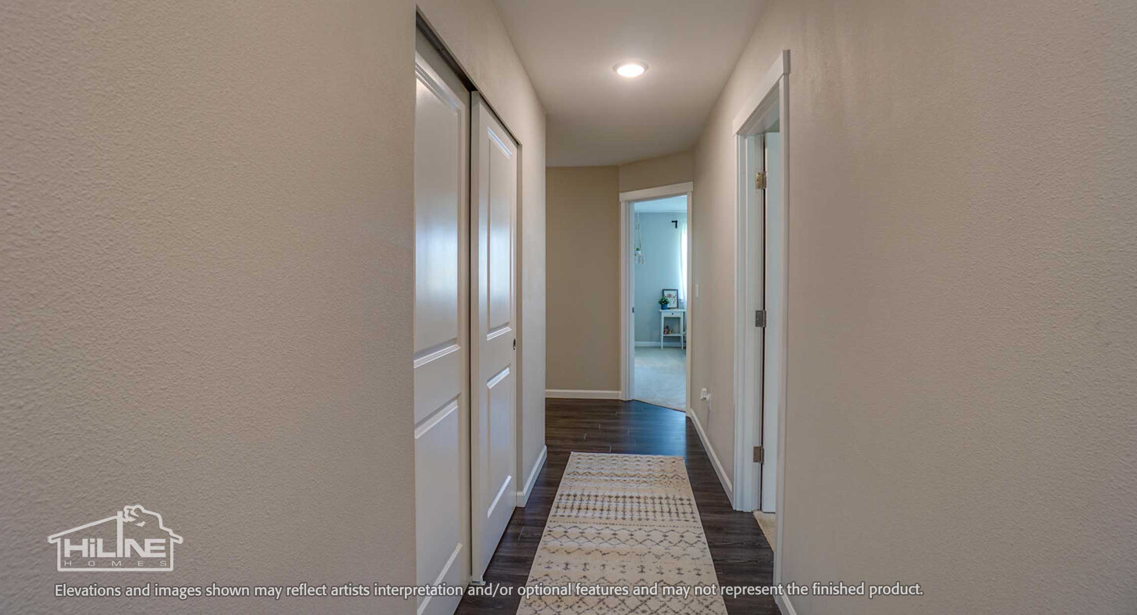Image of Home Plan 2112 Hallway.