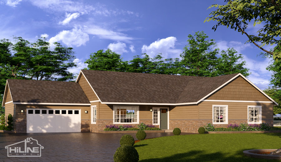 Image of Home Plan 2112 Optional Popular Exterior Options.