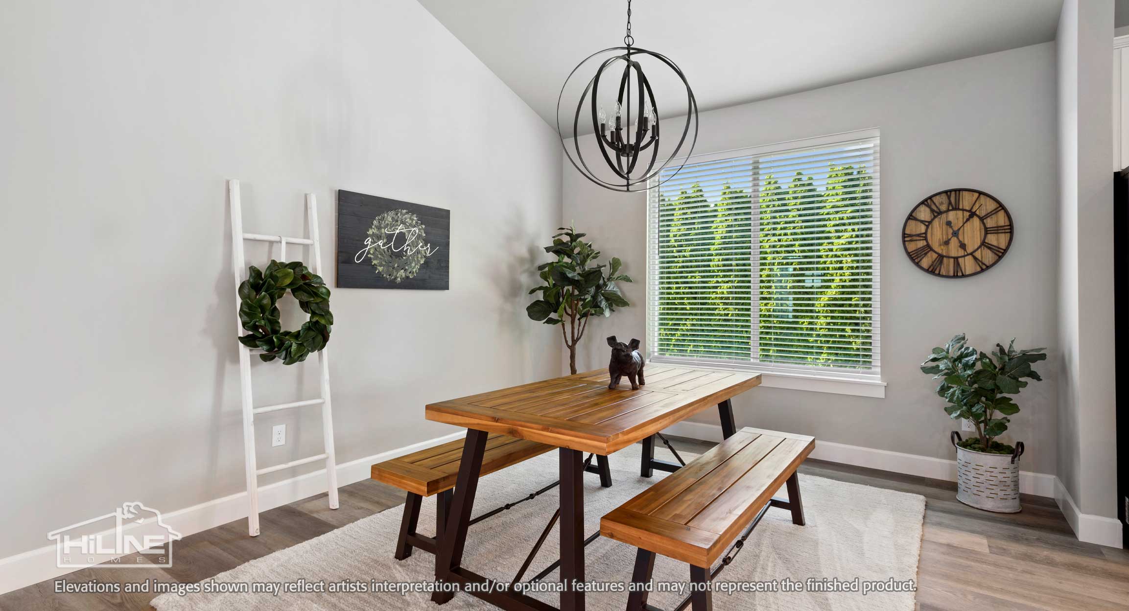Image of Home Plan 2248 Dining Room.