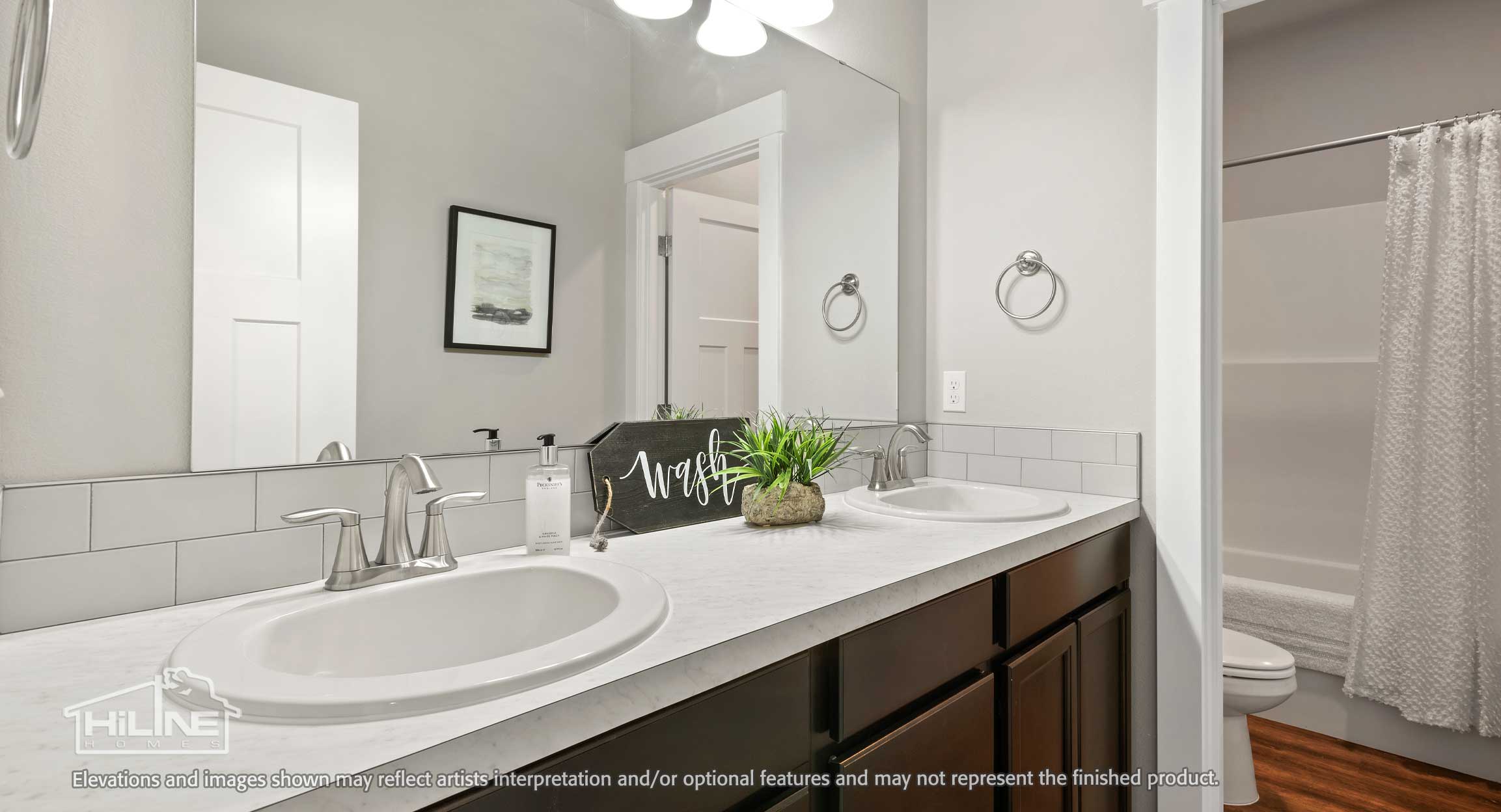 Image of Home Plan 2248 Guest Bathroom.