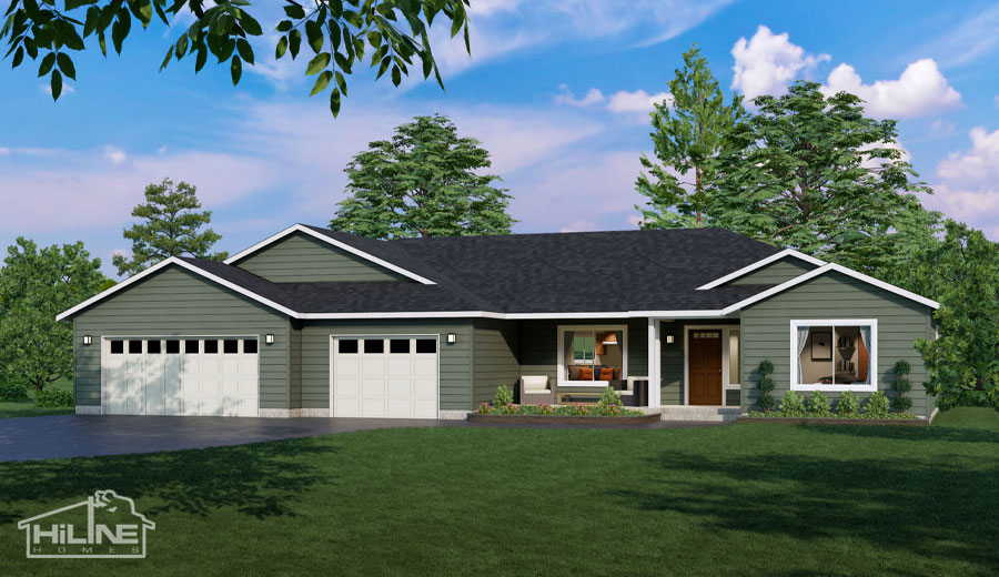 HiLine Homes Plan 2248 Popular Standard Exterior Options