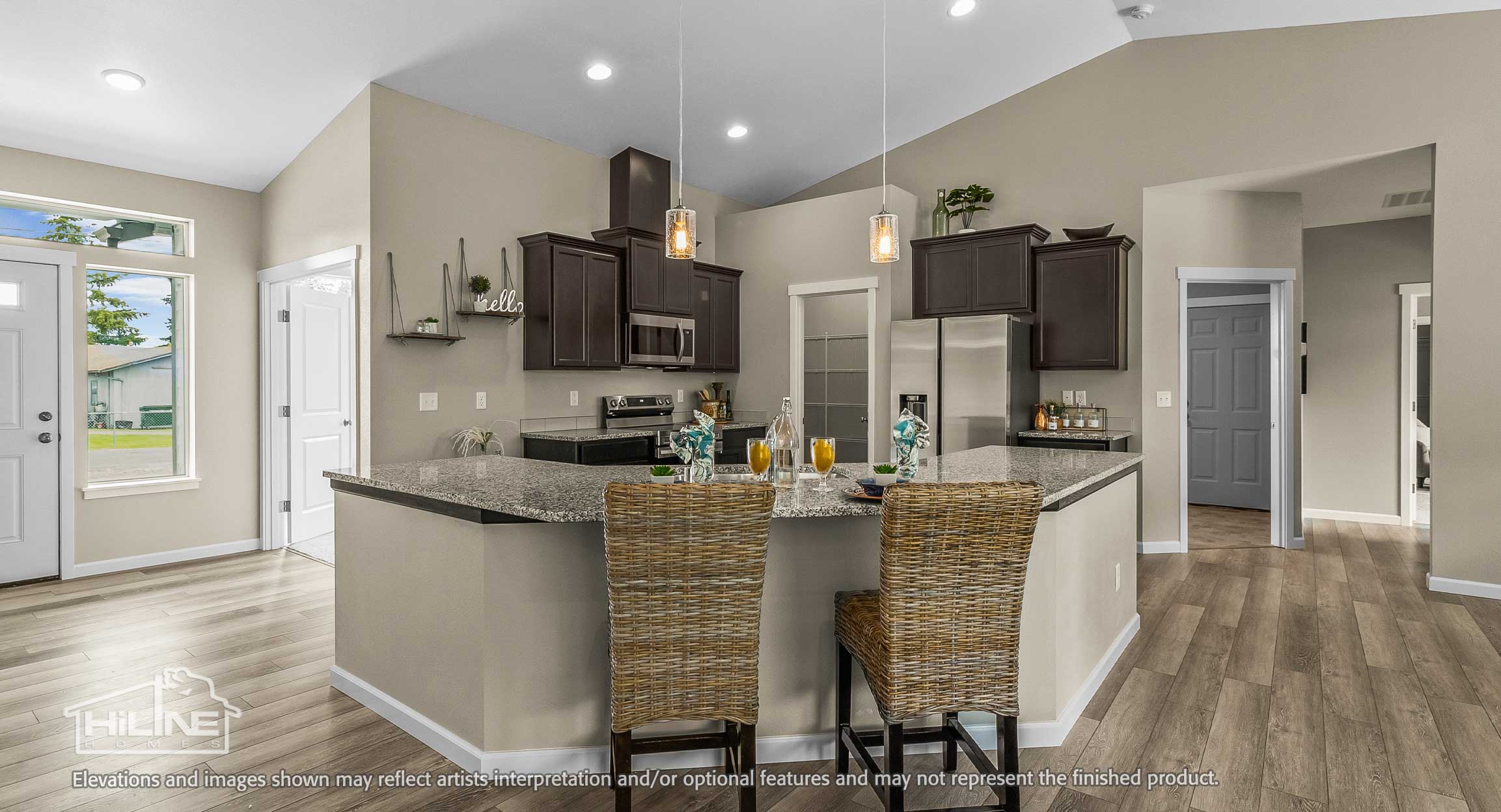 Image of Home Plan 2318 Kitchen.