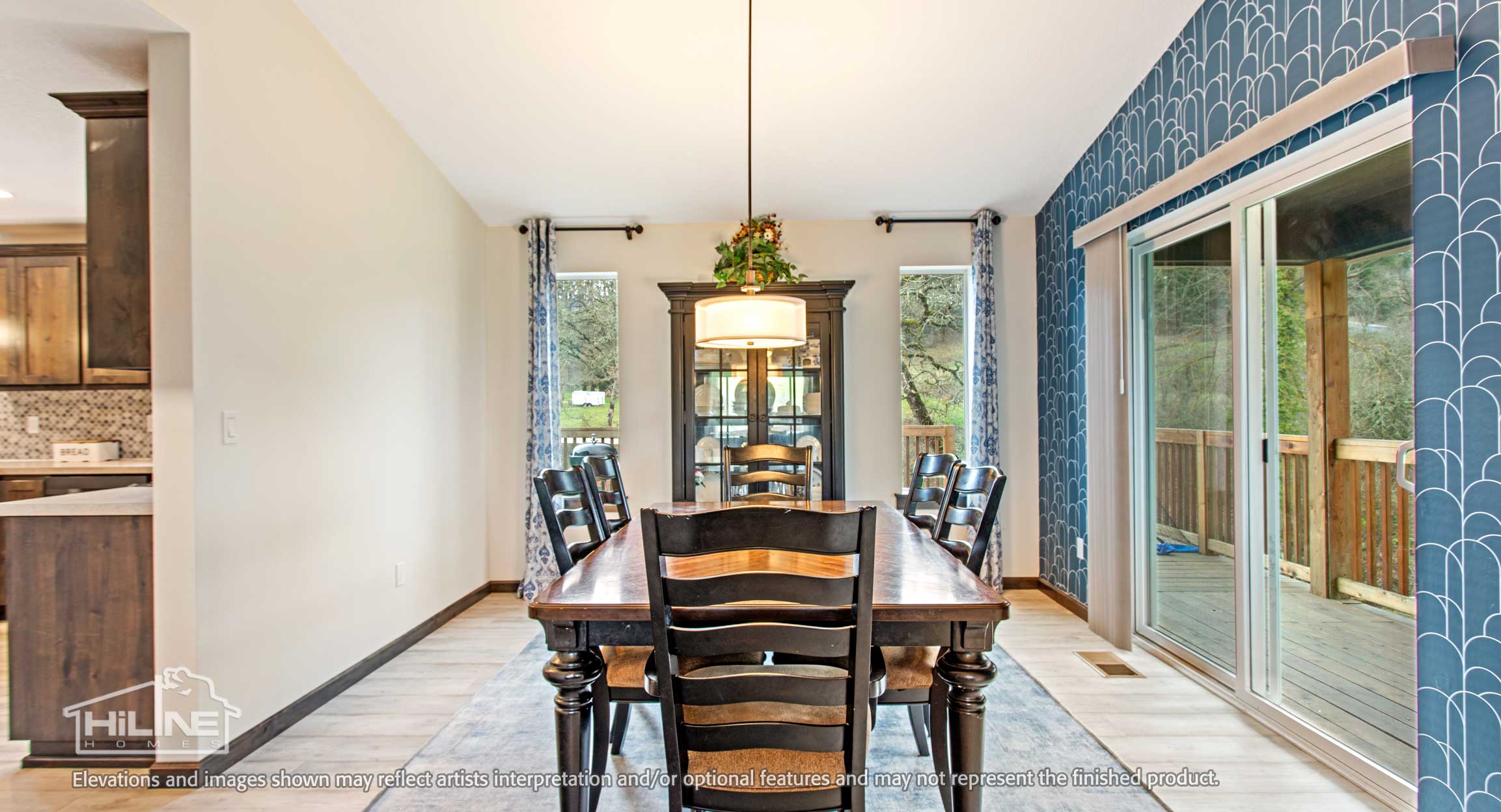 Image of Home Plan 2345 Dining Room.