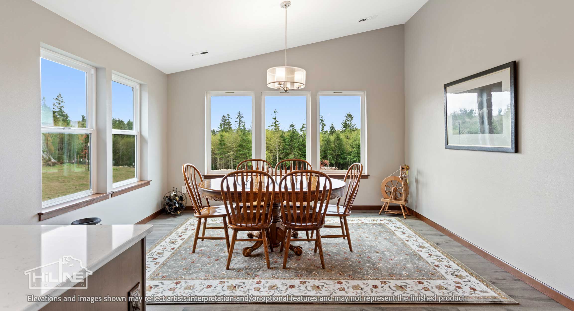 Image of HiLine Homes Plan 2443 Dining Room.