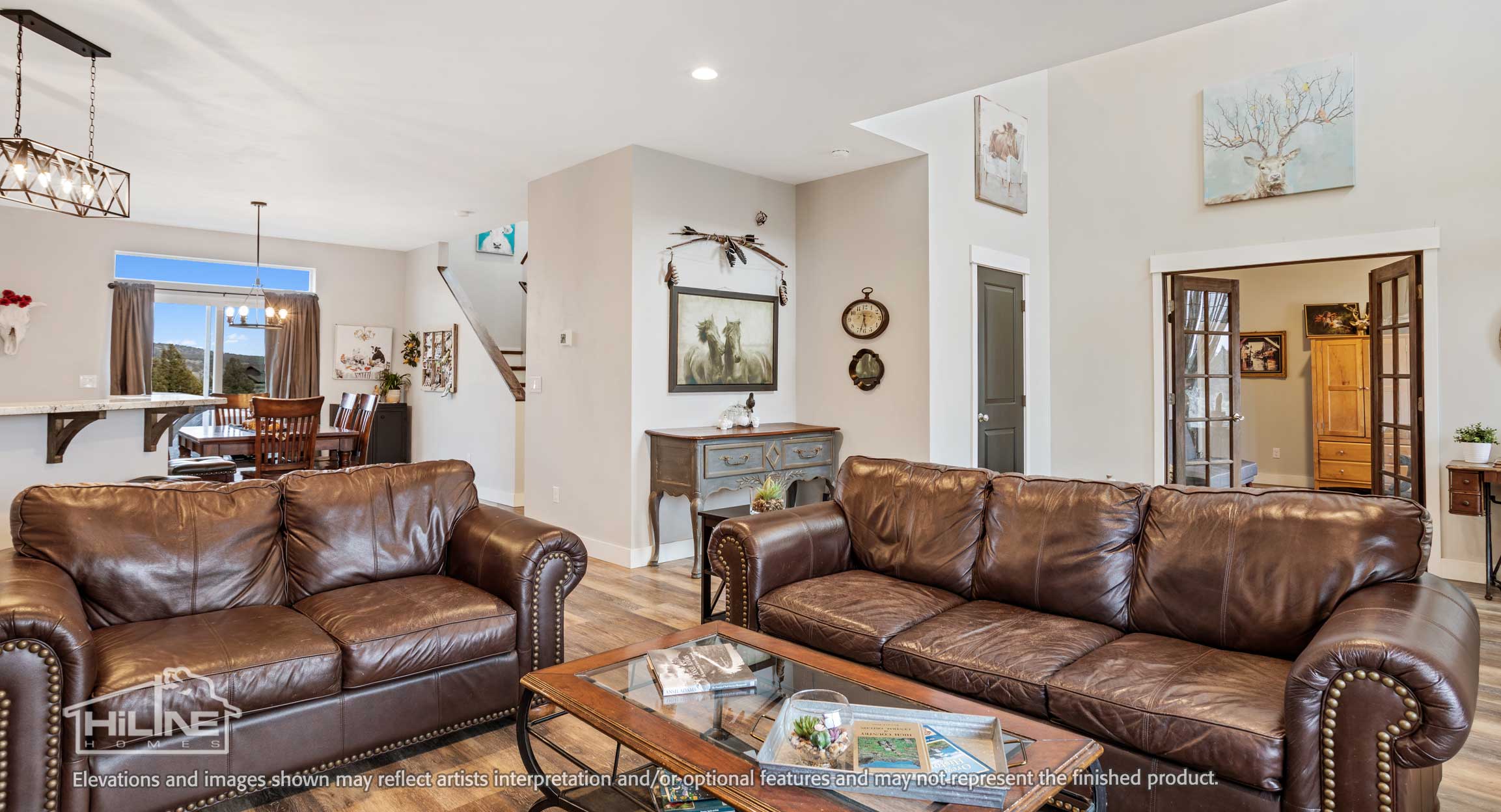 Image of Home Plan 2686 Living Room.