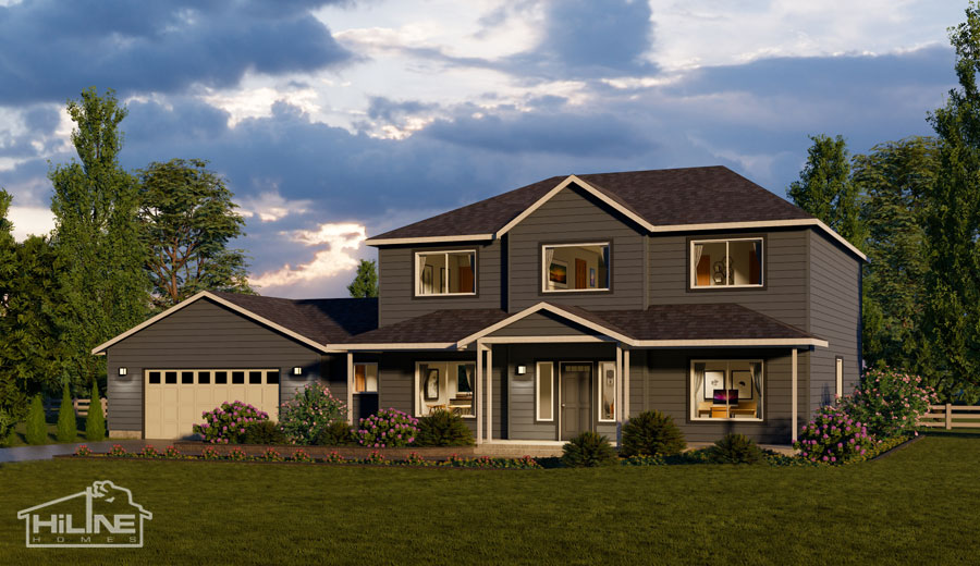 HiLine Home Plan 2686 Standard Exterior Options