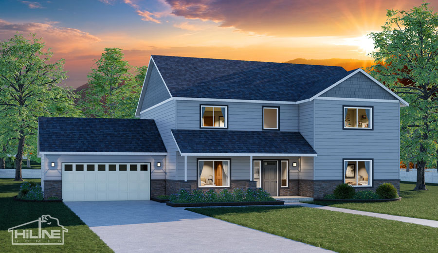 HiLine Home Plan 3072 Upgrade Exterior Options