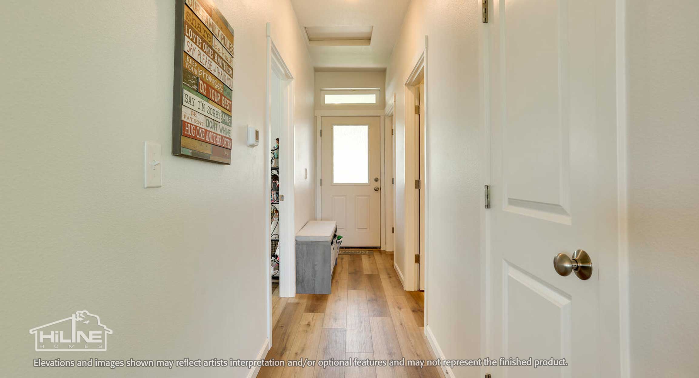 Image of Home Plan 800 Hallway