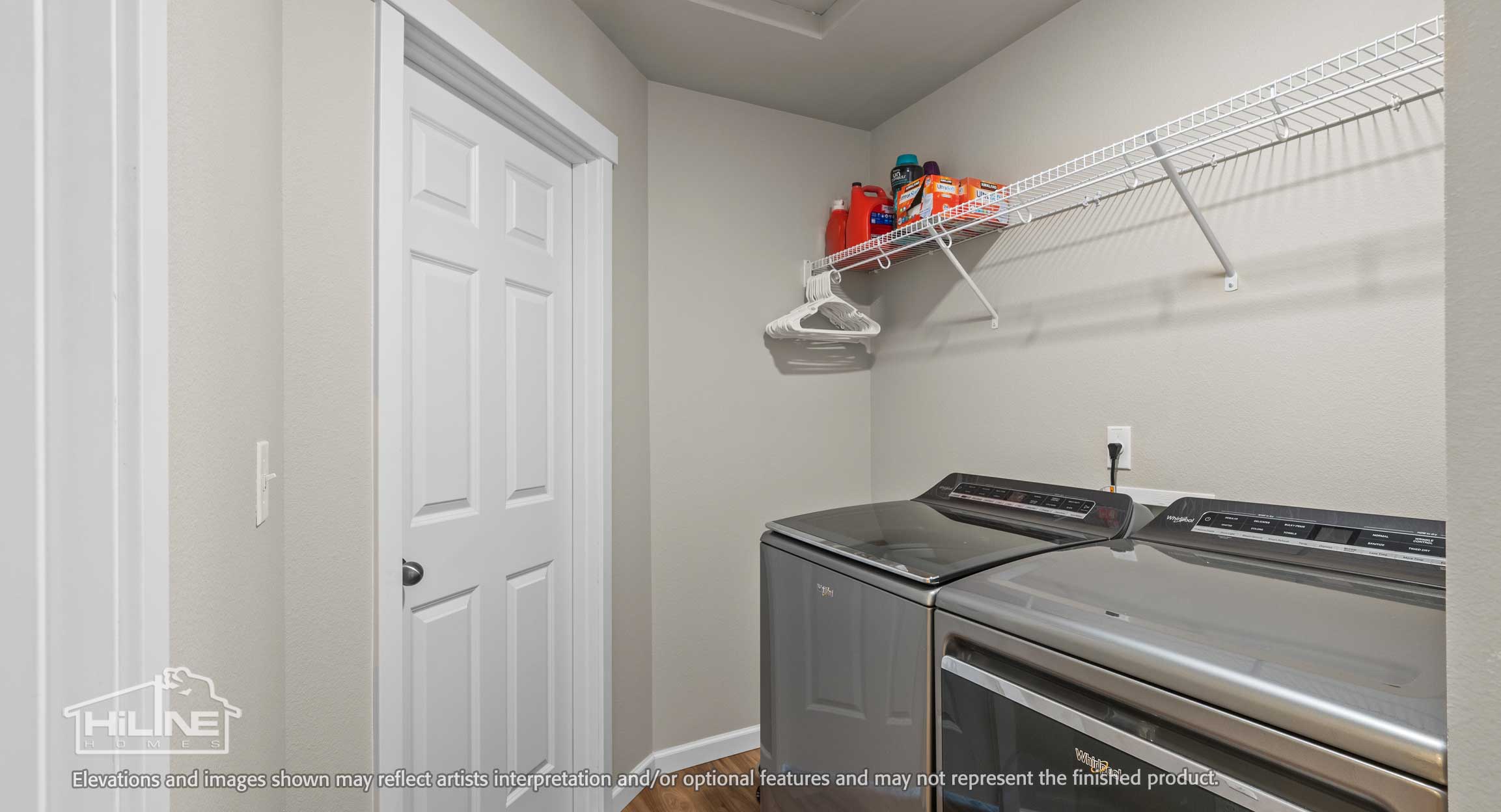 Image of HiLine Homes Plan 936 Laundry Room.