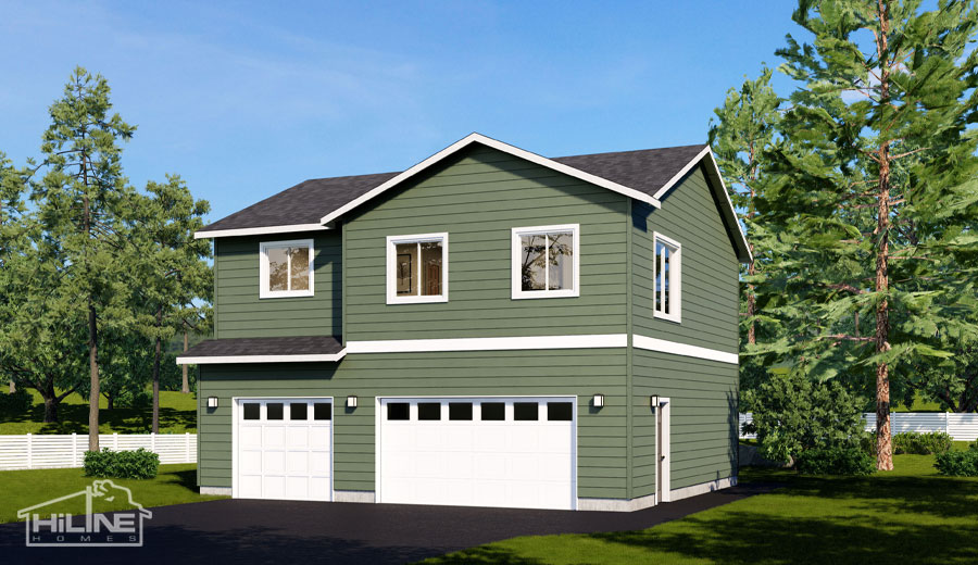 HiLine Home Plan 936 Standard Rendering