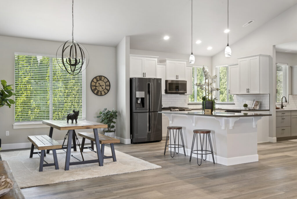 Home Plan 2248 kitchen and dining room.