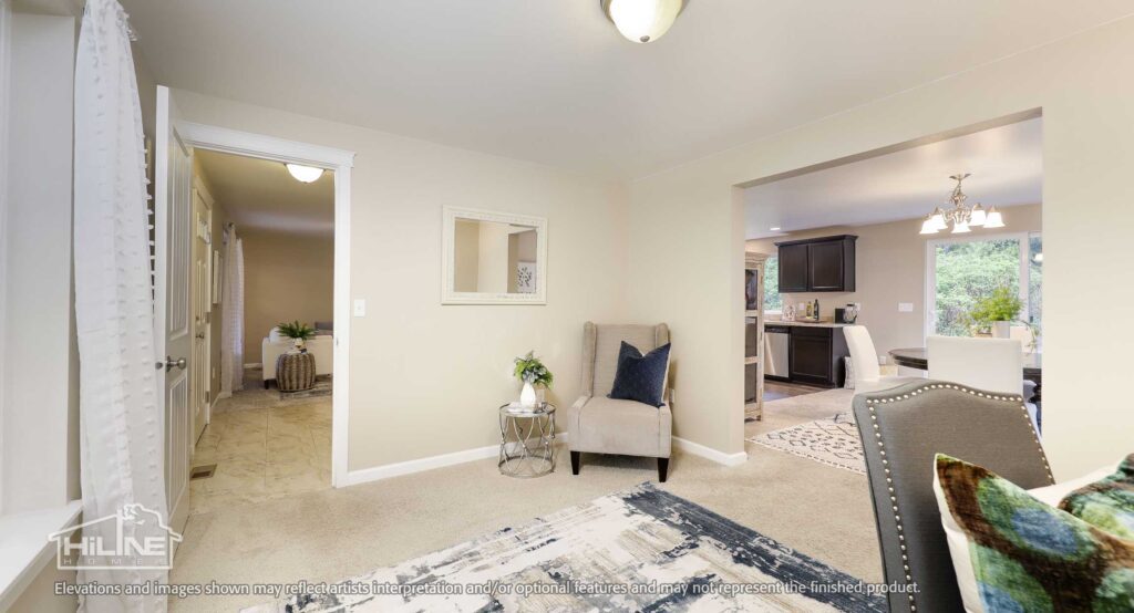 Home Plan 1768 office.