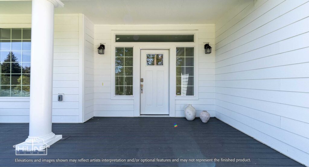 Home plan 2302 covered porch.