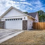 Home Plan 2592 front garage exterior.