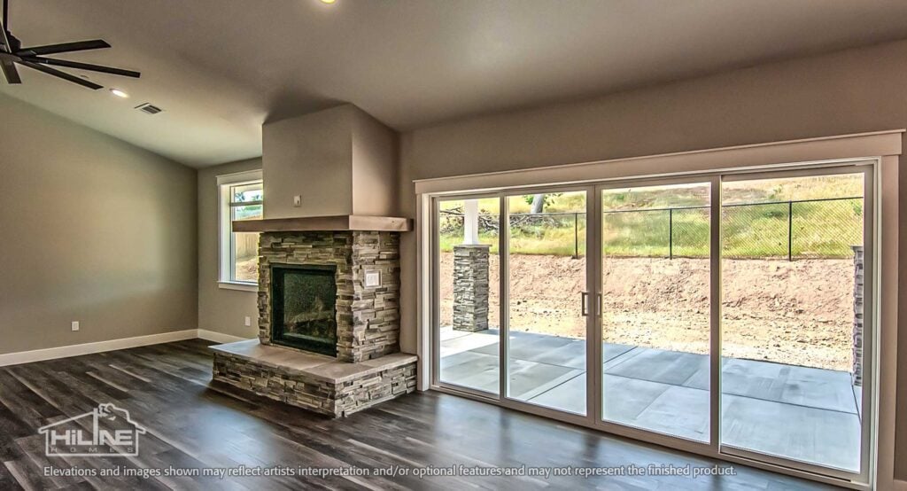 Home Plan 2592 Great room.