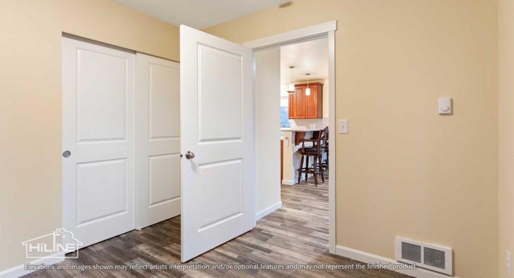 Home Plan 897A bedroom.