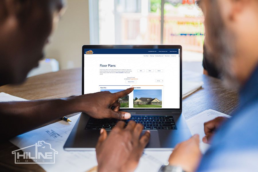 HiLine Homes website.