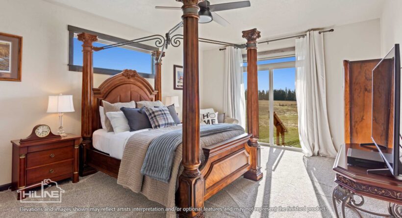 Home Plan 3464 build bedroom.